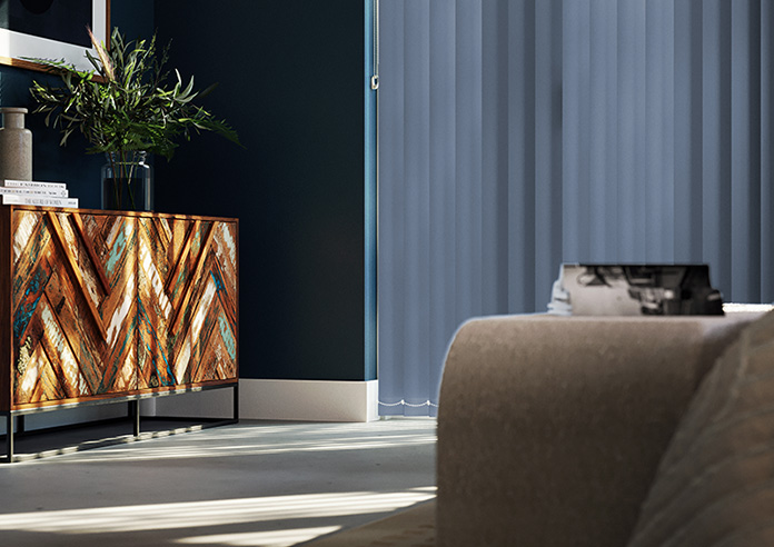 Trinity (Blackout), Prussian Blue - Vertical Blind - Image 5